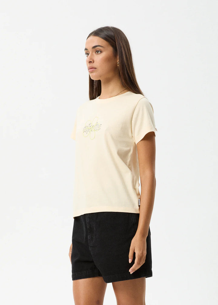 Afends Heidi Recycled Regular Tee - Sand