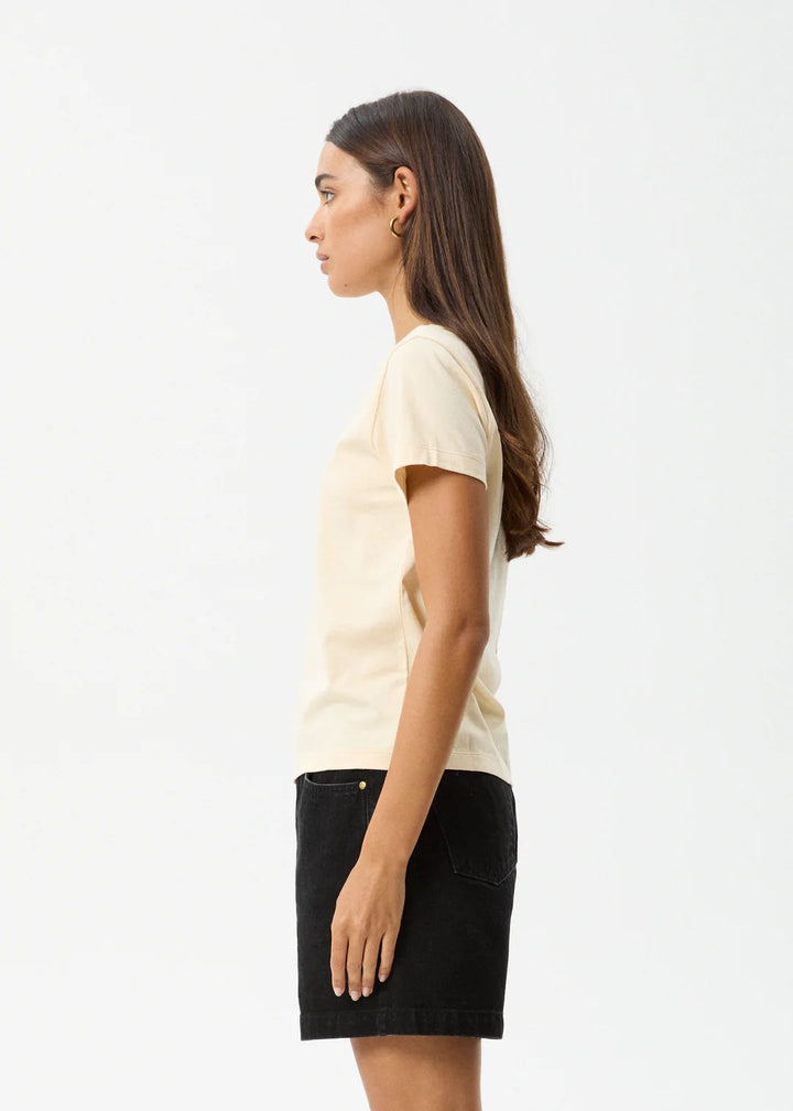 Afends Heidi Recycled Regular Tee - Sand
