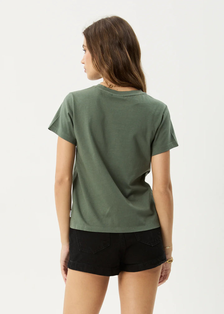 Afends Maisie Recycled Regular Tee - Sycamore