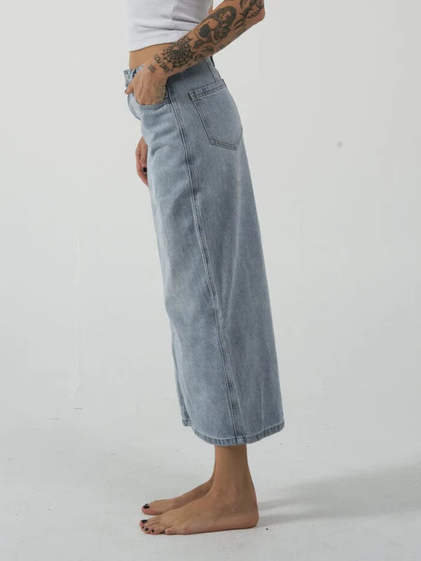Thrills Frankie Skirt- Ash Blue