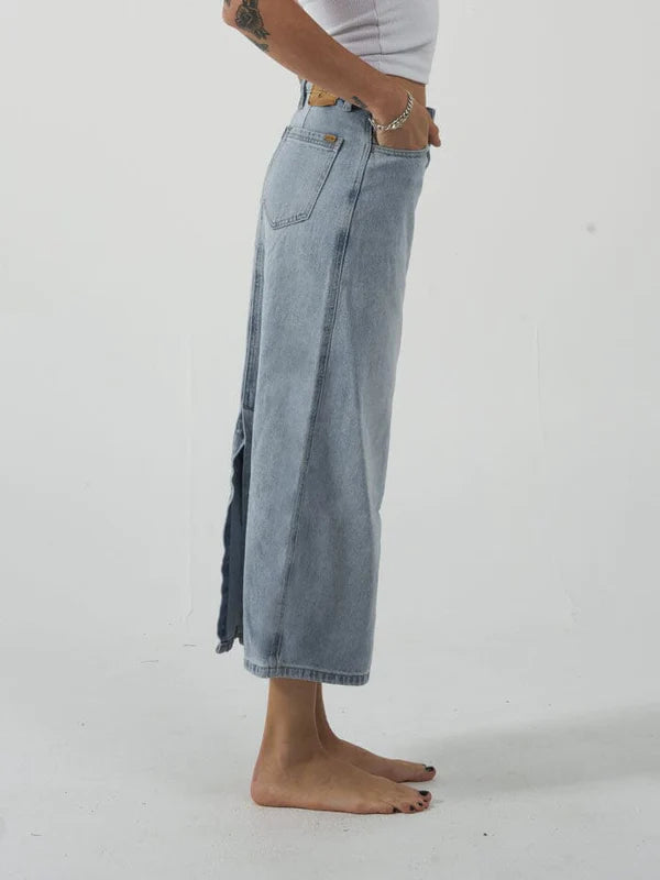 Thrills Frankie Skirt- Ash Blue