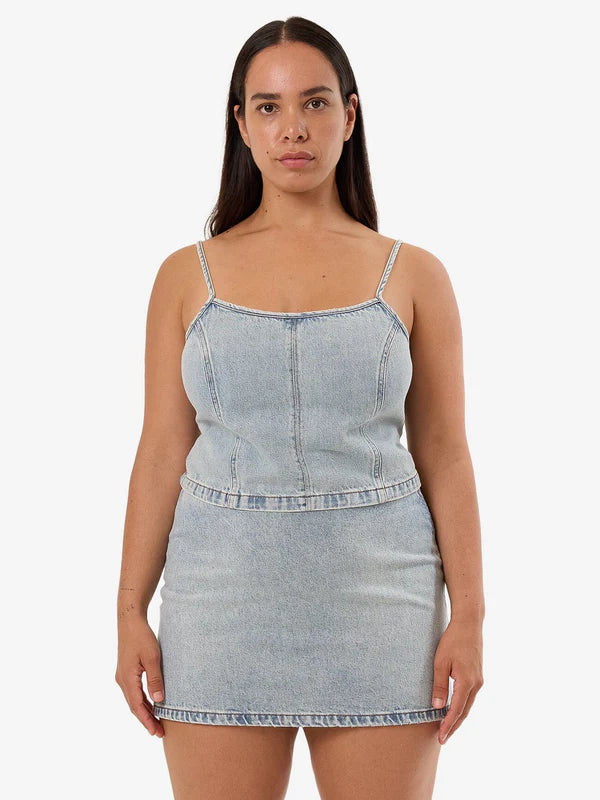 Thrills Anna Denim Skirt - Tainted Blue