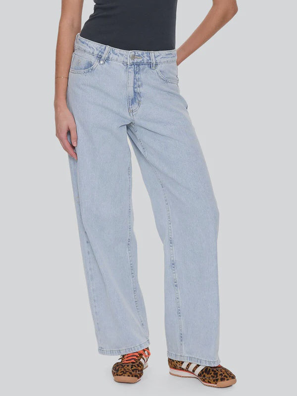 Thrills Billie Low Rise Baggy Fortune Favours Jean - Shadow Blue