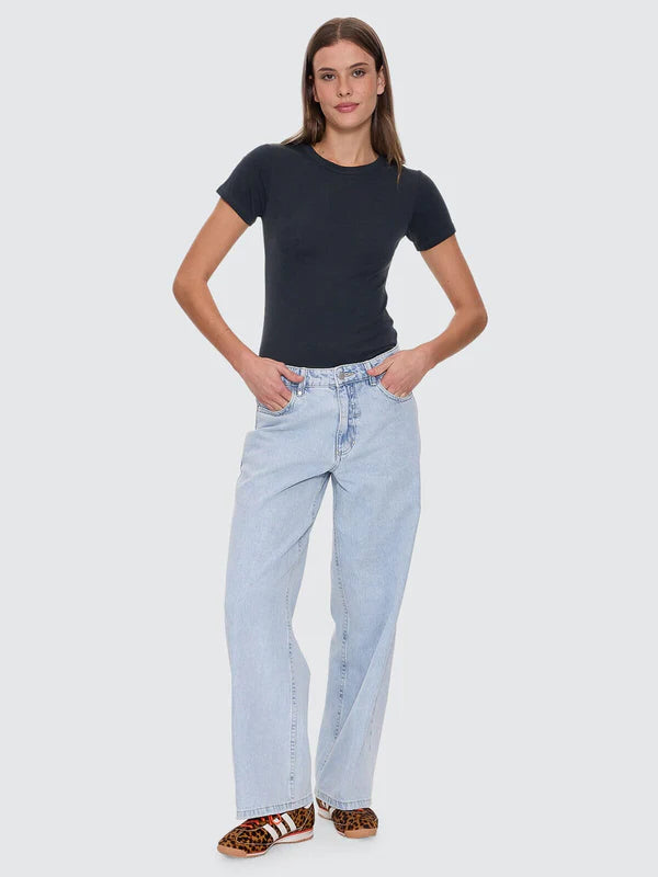 Thrills Billie Low Rise Baggy Fortune Favours Jean - Shadow Blue