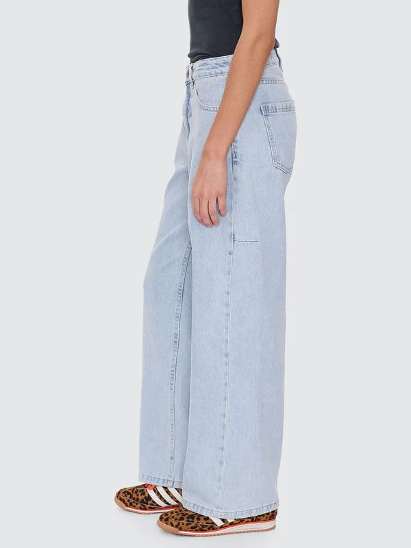 Thrills Billie Low Rise Baggy Fortune Favours Jean - Shadow Blue