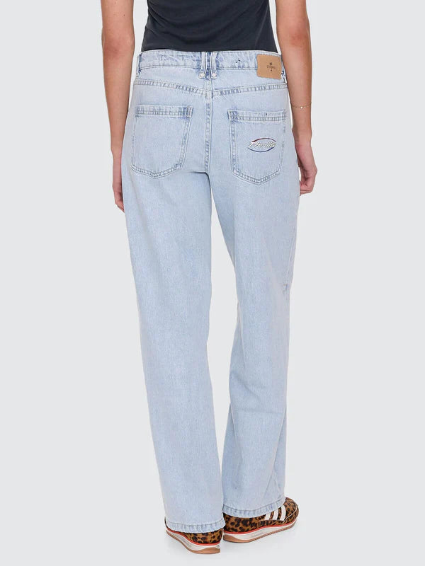 Thrills Billie Low Rise Baggy Fortune Favours Jean - Shadow Blue