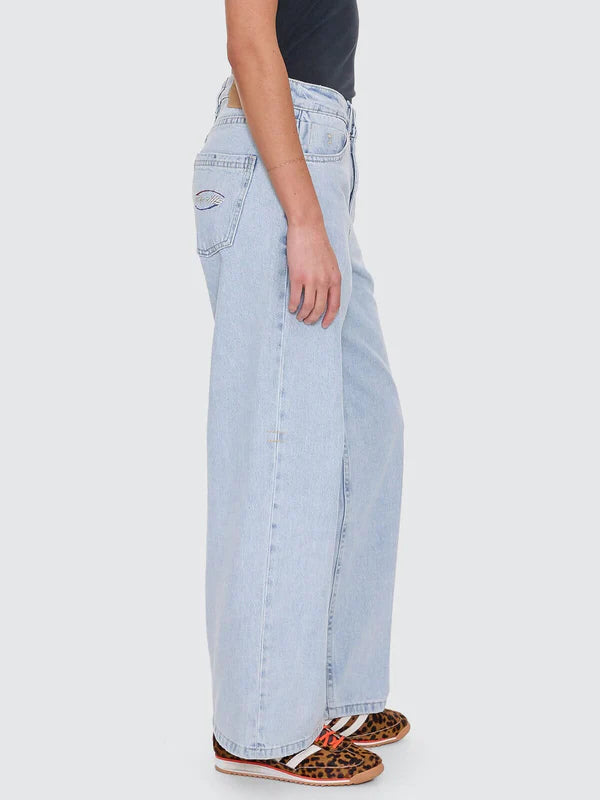 Thrills Billie Low Rise Baggy Fortune Favours Jean - Shadow Blue
