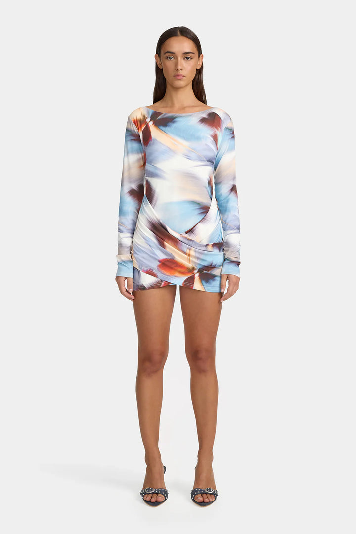 Ownley Zephyr Mini Dress - Smokey Haze