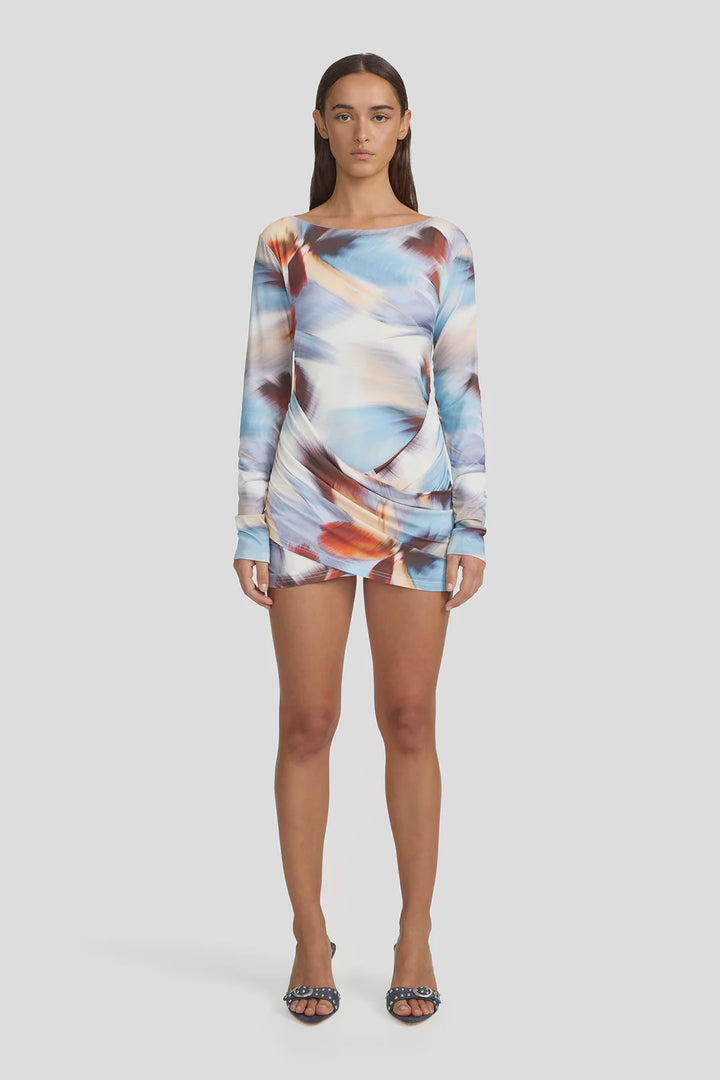 Ownley Zephyr Mini Dress - Smokey Haze