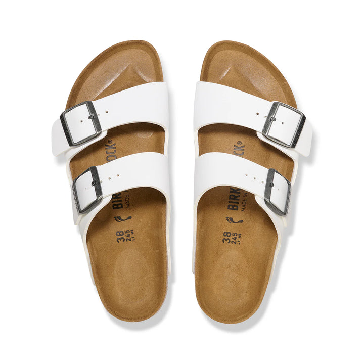 Birkenstock Arizona White Birko-Flor Regular
