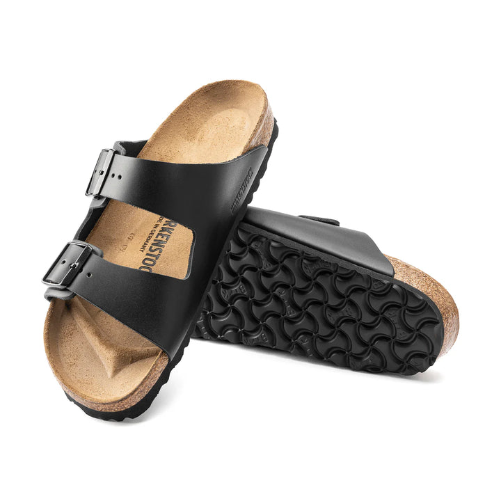 Birkenstock Arizona Black Smooth Leather Regular