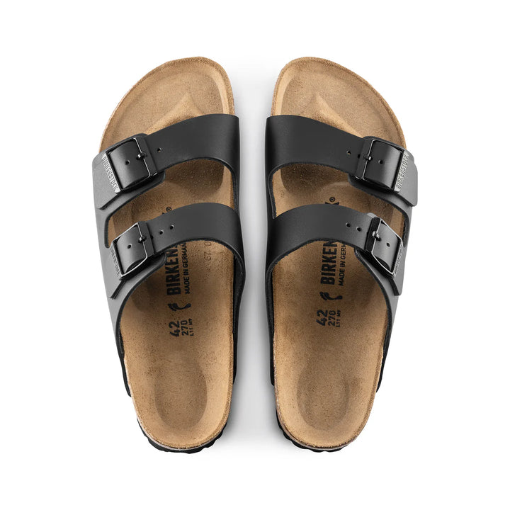 Birkenstock Arizona Black Smooth Leather Narrow