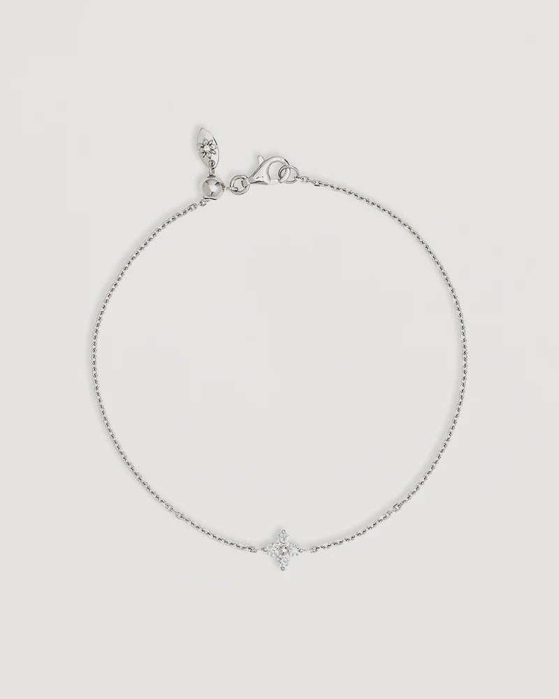 By Charlotte Crystal Bloom Bracelet - Sterling Silver
