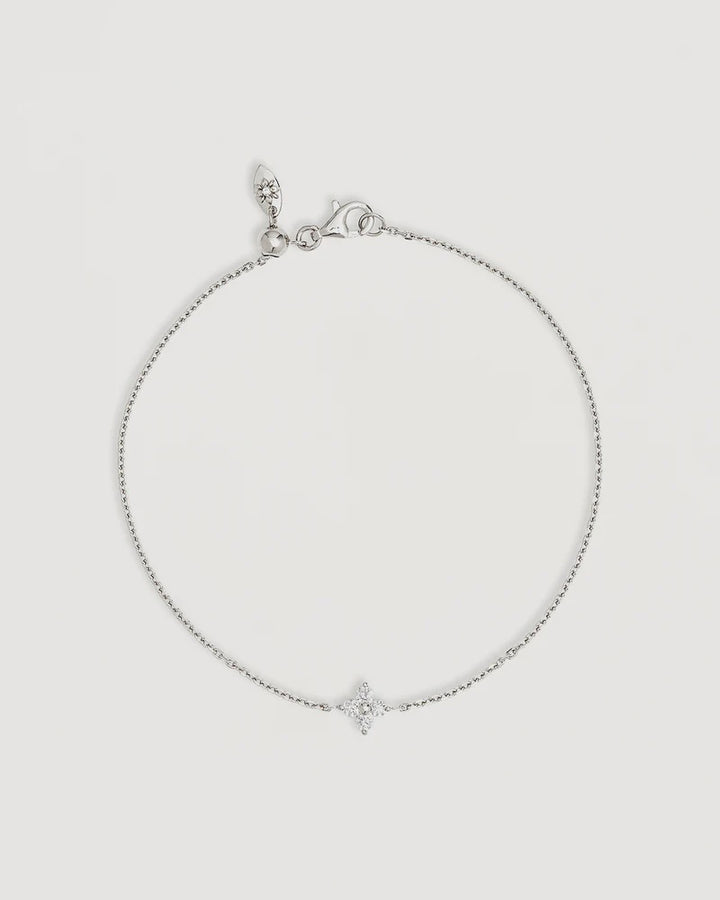 By Charlotte Crystal Bloom Bracelet - Sterling Silver