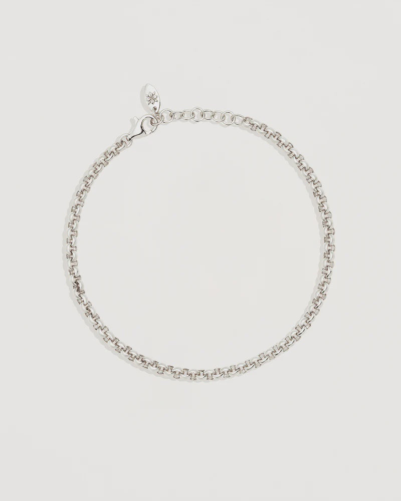 By Charlotte Sterling Silver Belcher Chain Bracelet