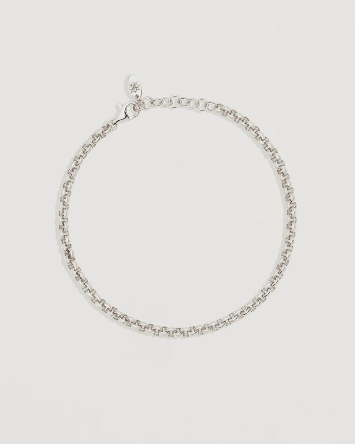 By Charlotte Sterling Silver Belcher Chain Bracelet
