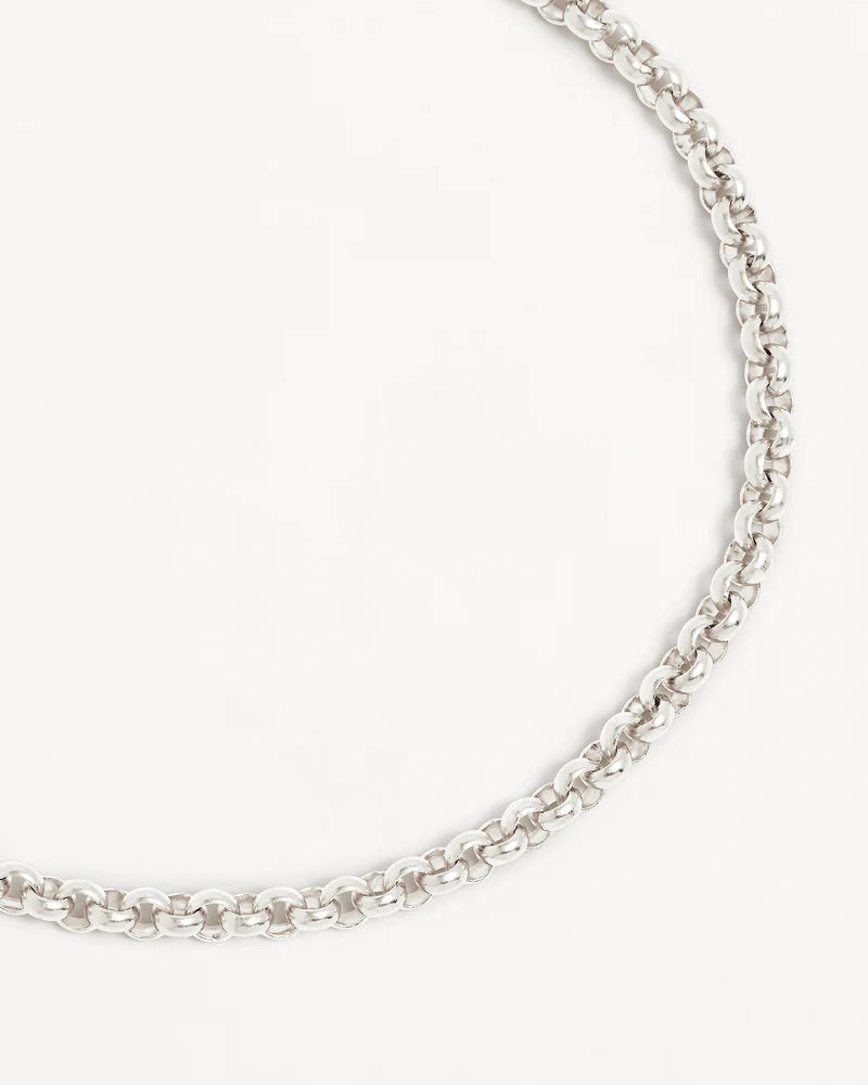 By Charlotte Sterling Silver Belcher Chain Bracelet