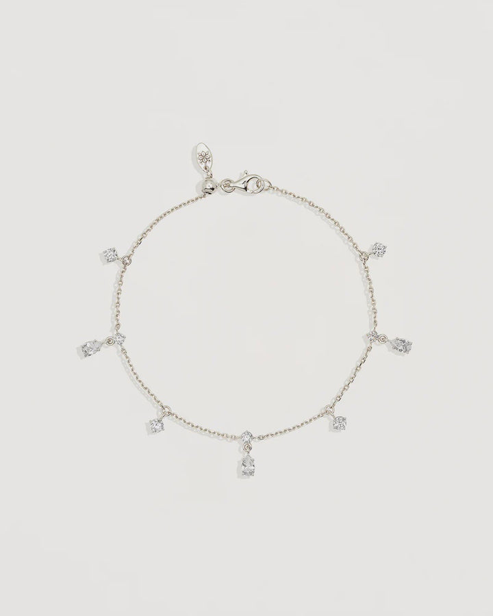 By Charlotte Sterling Silver No Rain, No Flowers Bracelet