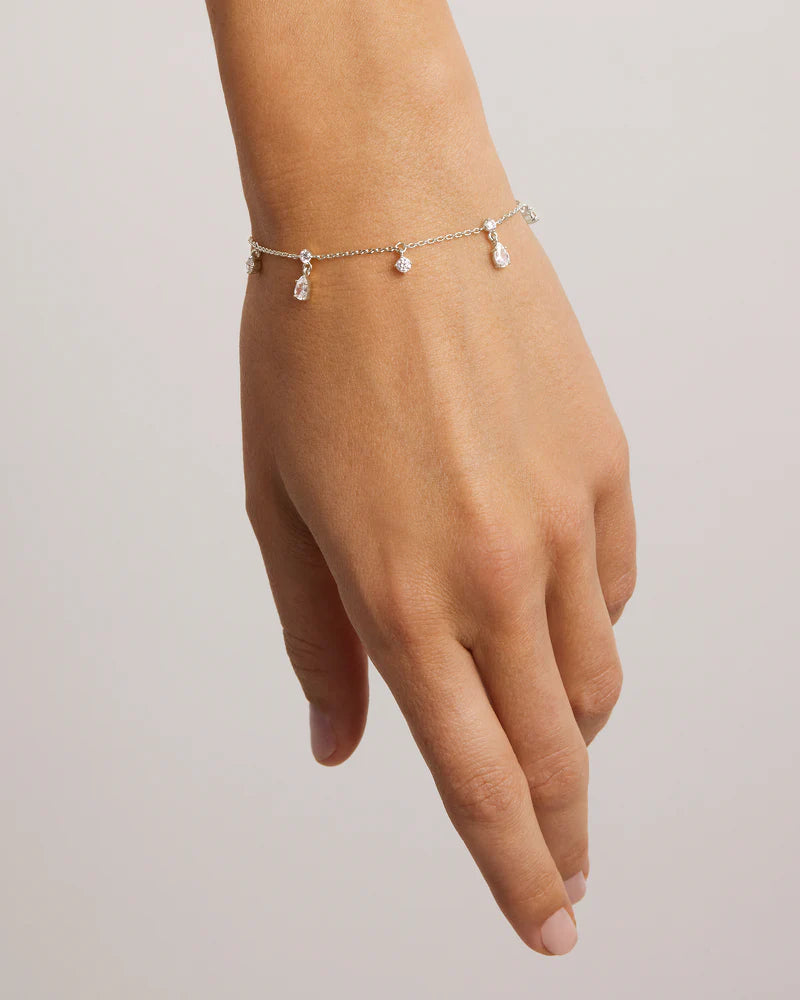 By Charlotte Sterling Silver No Rain, No Flowers Bracelet