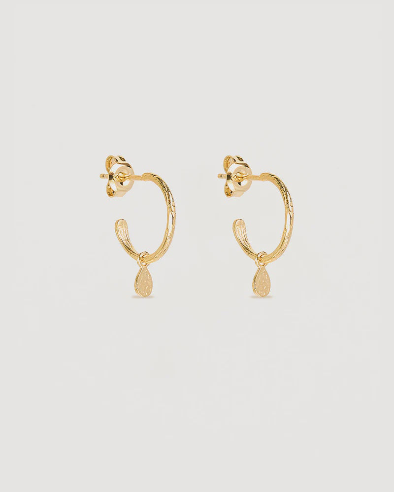 By Charlotte 18k Gold Vermeil Grace Hoops
