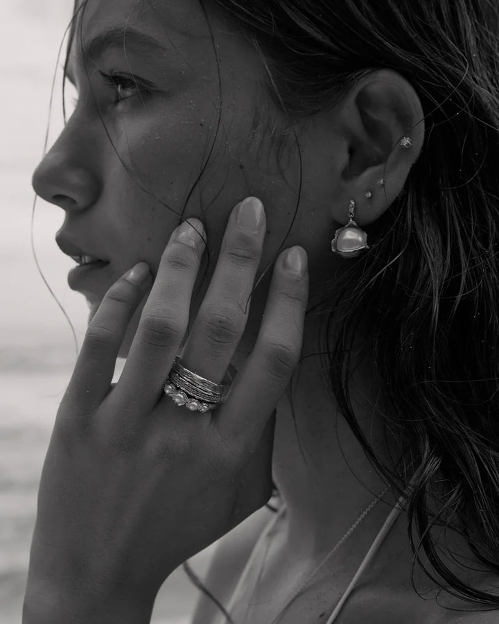 By Charlotte A Place To Dream Pearl Drop Earrings-18k Gold Vermeil