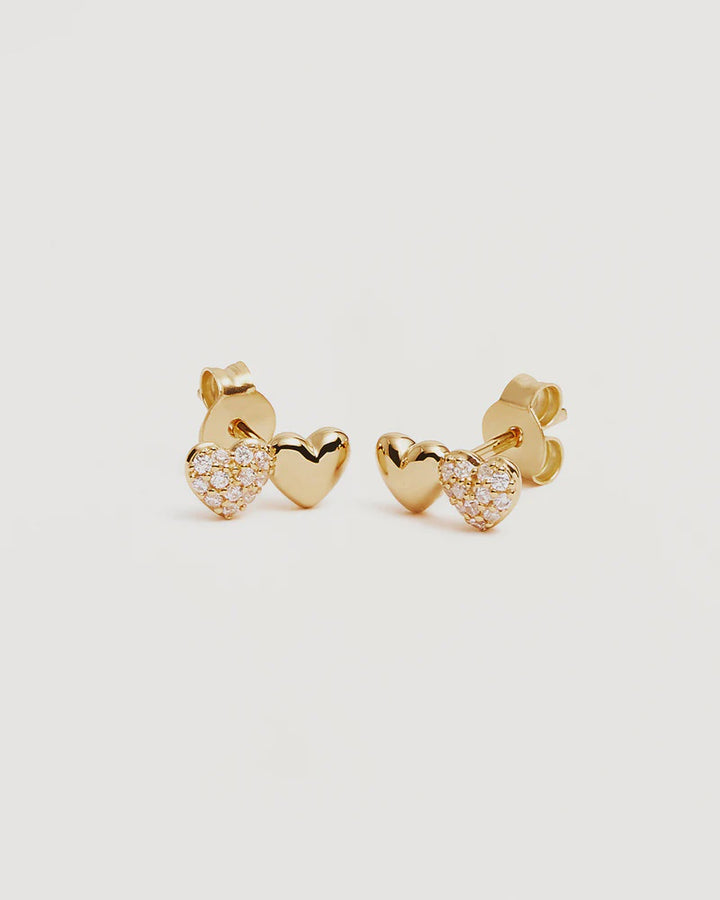 By Charlotte Always By Your Side Stud Earrings - 18k Gold Vermeil