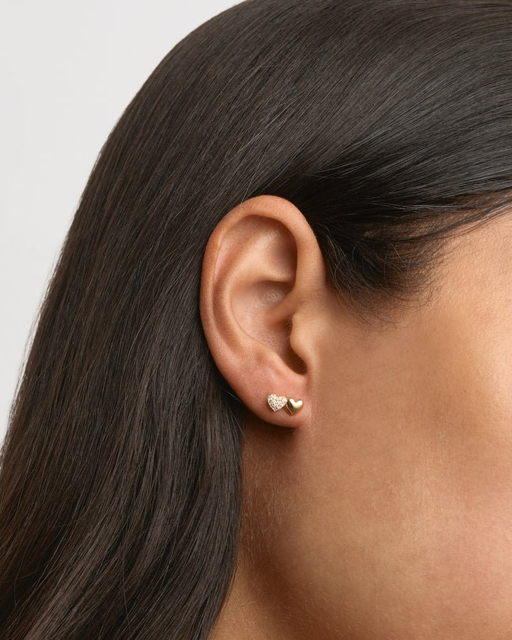 By Charlotte Always By Your Side Stud Earrings - 18k Gold Vermeil