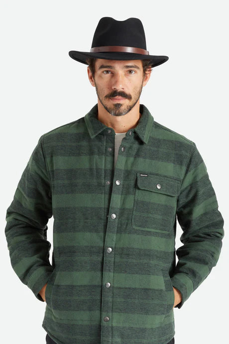 Brixton Messer Felt Fedora - Black