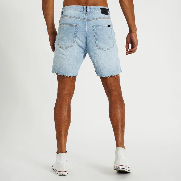 Kiss Chacey KS5 Slim Denim Short - Sunbleached Blue
