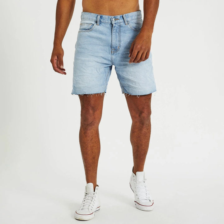 Kiss Chacey KS5 Slim Denim Short - Sunbleached Blue