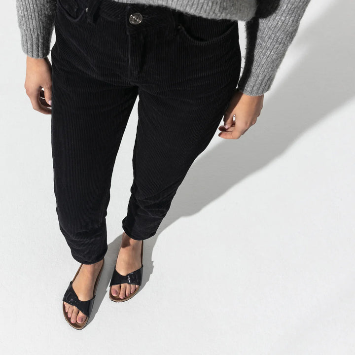 Birkenstock Madrid Black Patent Birko-Flor Regular