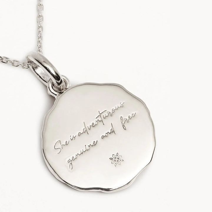 By Charlotte She Is Zodiac Necklace - Sagittarius - Sterling Silver