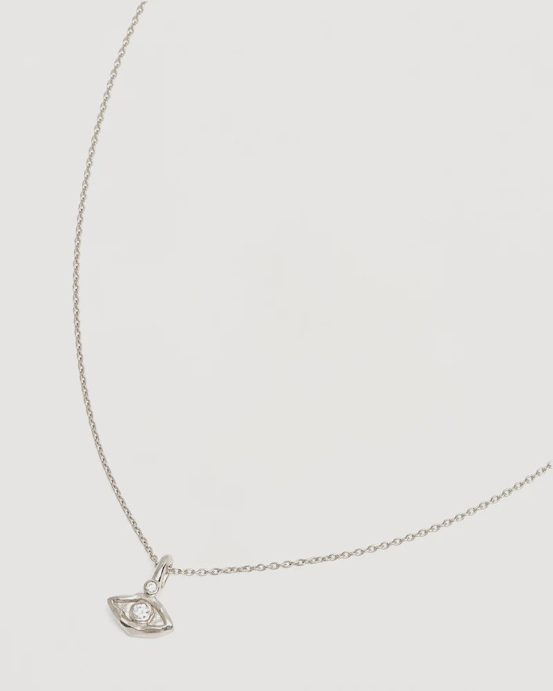 By Charlotte Sterling Silver I Am Protected Necklace