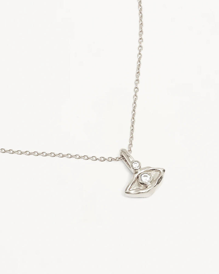 By Charlotte Sterling Silver I Am Protected Necklace