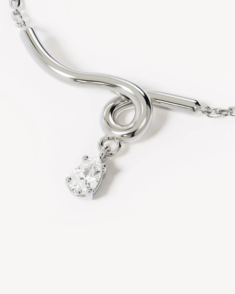 By Charlotte Sterling Silver Entwined With You Necklace