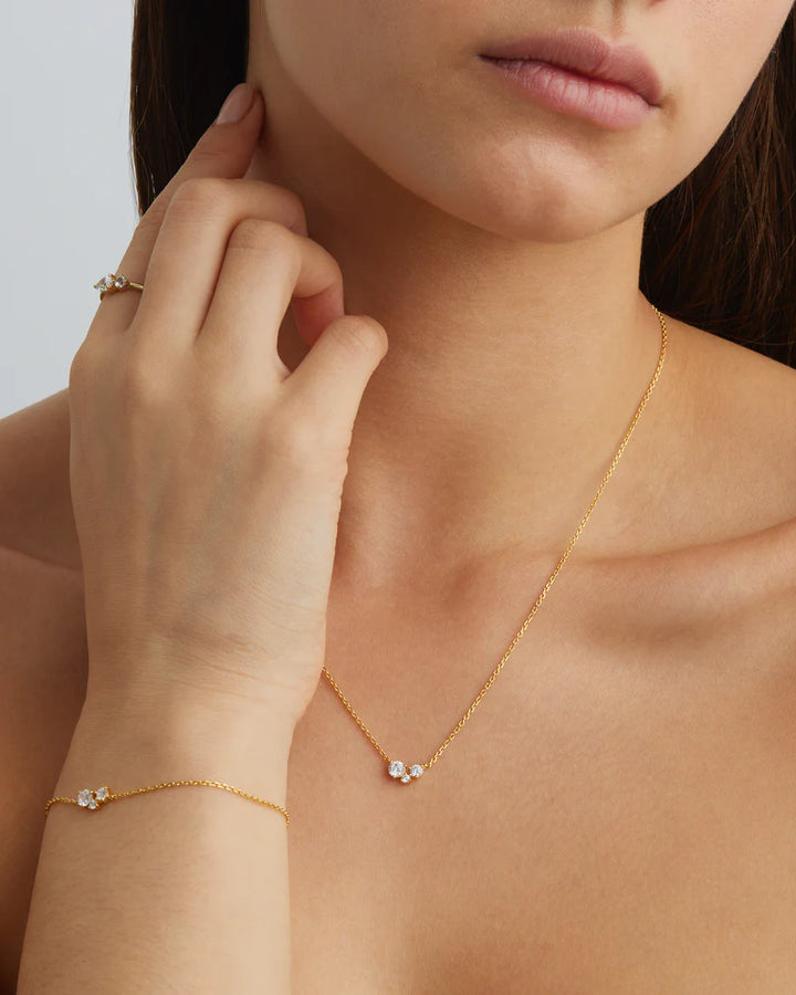 By Charlotte 18k Gold Vermeil Whispers Of Love Necklace