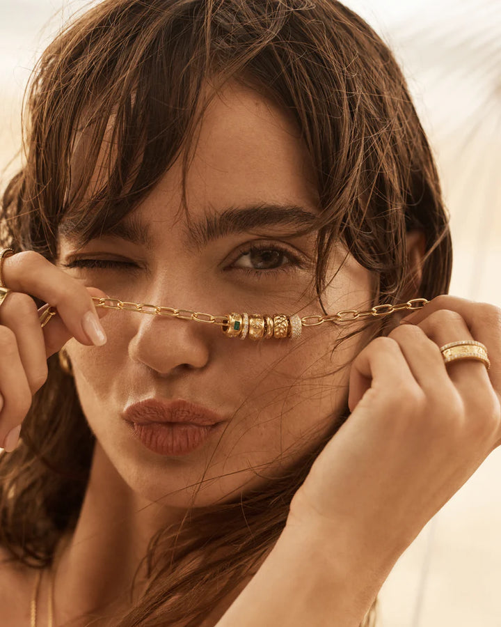 By Charlotte Find Stillness Petal Charm - 18k Gold Vermeil