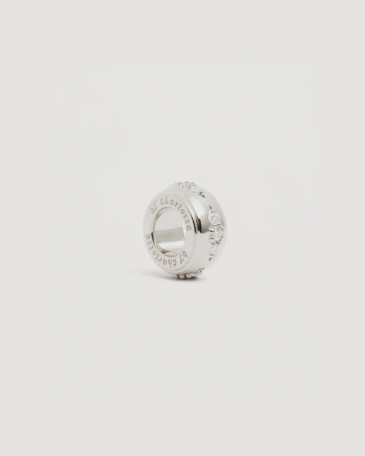 By Charlotte In Bloom Petal Charm-Sterling Silver