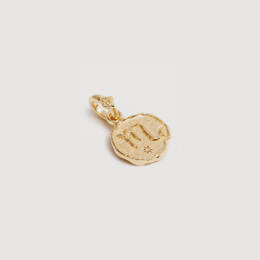 By Charlotte Love Cosmic Zodiac Reversible Annex Link Pendant-Scorpio-18k Gold Vermeil