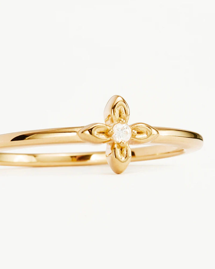 By Charlotte Live In Light Ring- 18k Gold Vermeil