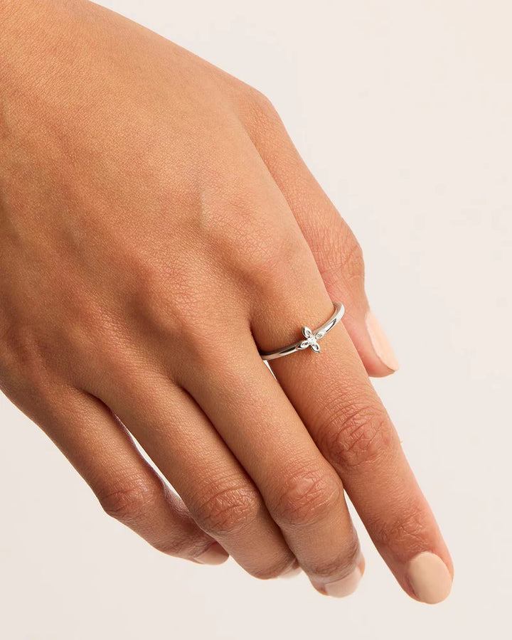 By Charlotte Live In Light Ring-Sterling Silver