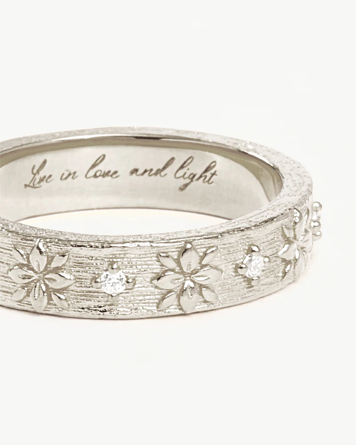 By Charlotte Live In Grace Ring-Sterling Silver