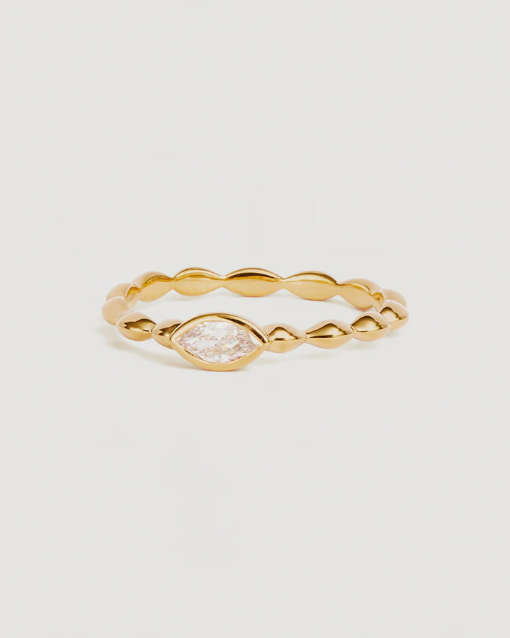 By Charlotte Lucky Eye Ring-18k Gold Vermeil