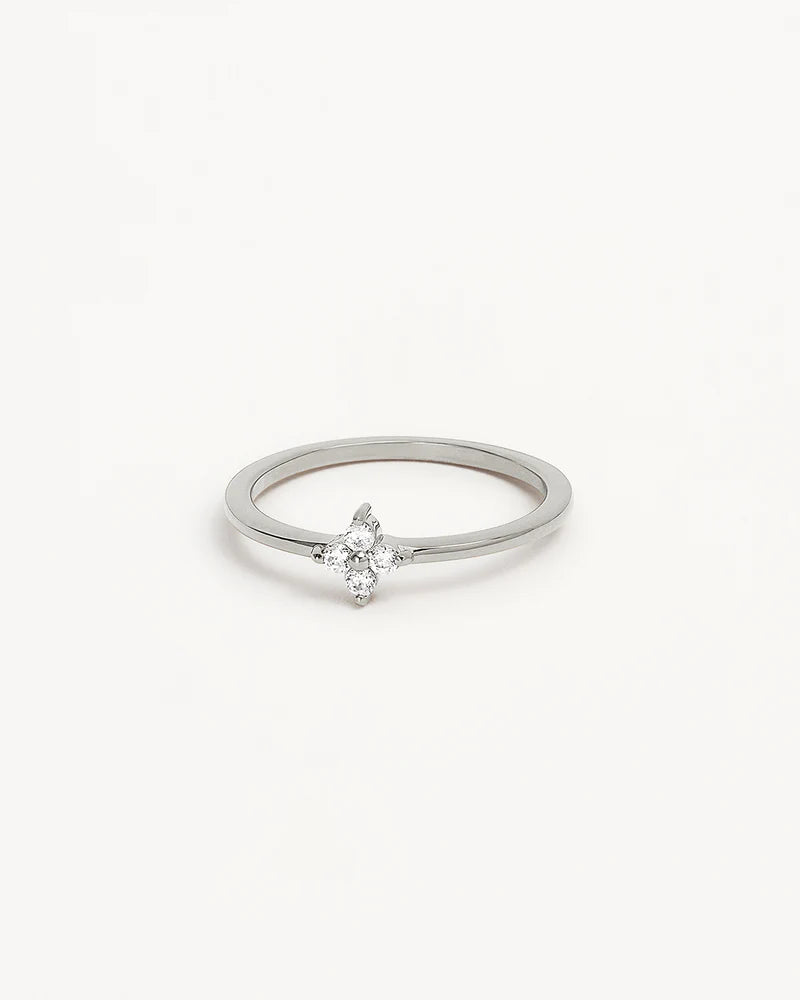 By Charlotte Crystal Bloom Ring - Sterling Silver