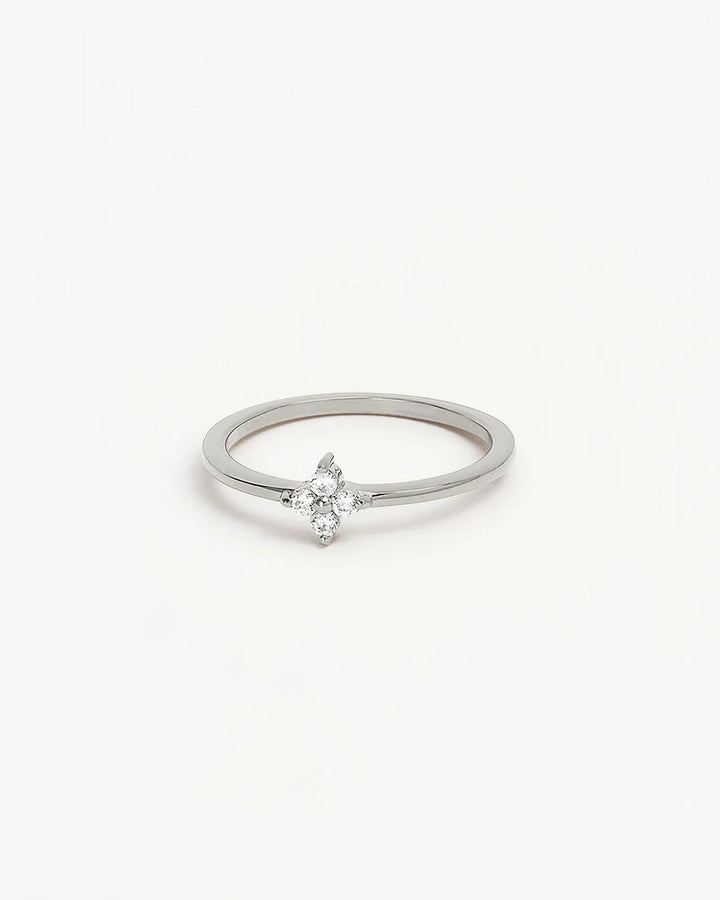 By Charlotte Crystal Bloom Ring - Sterling Silver
