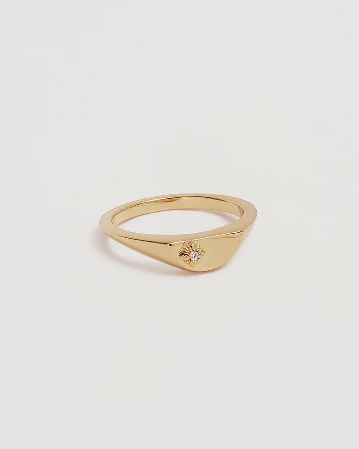 By Charlotte Lotus Ring - 18k Gold Vermeil