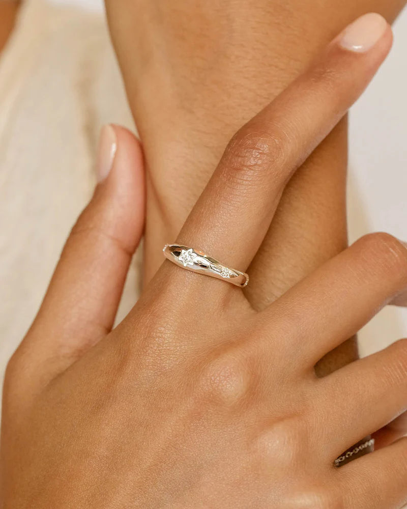 By Charlotte Align Your Soul Ring - Sterling Silver