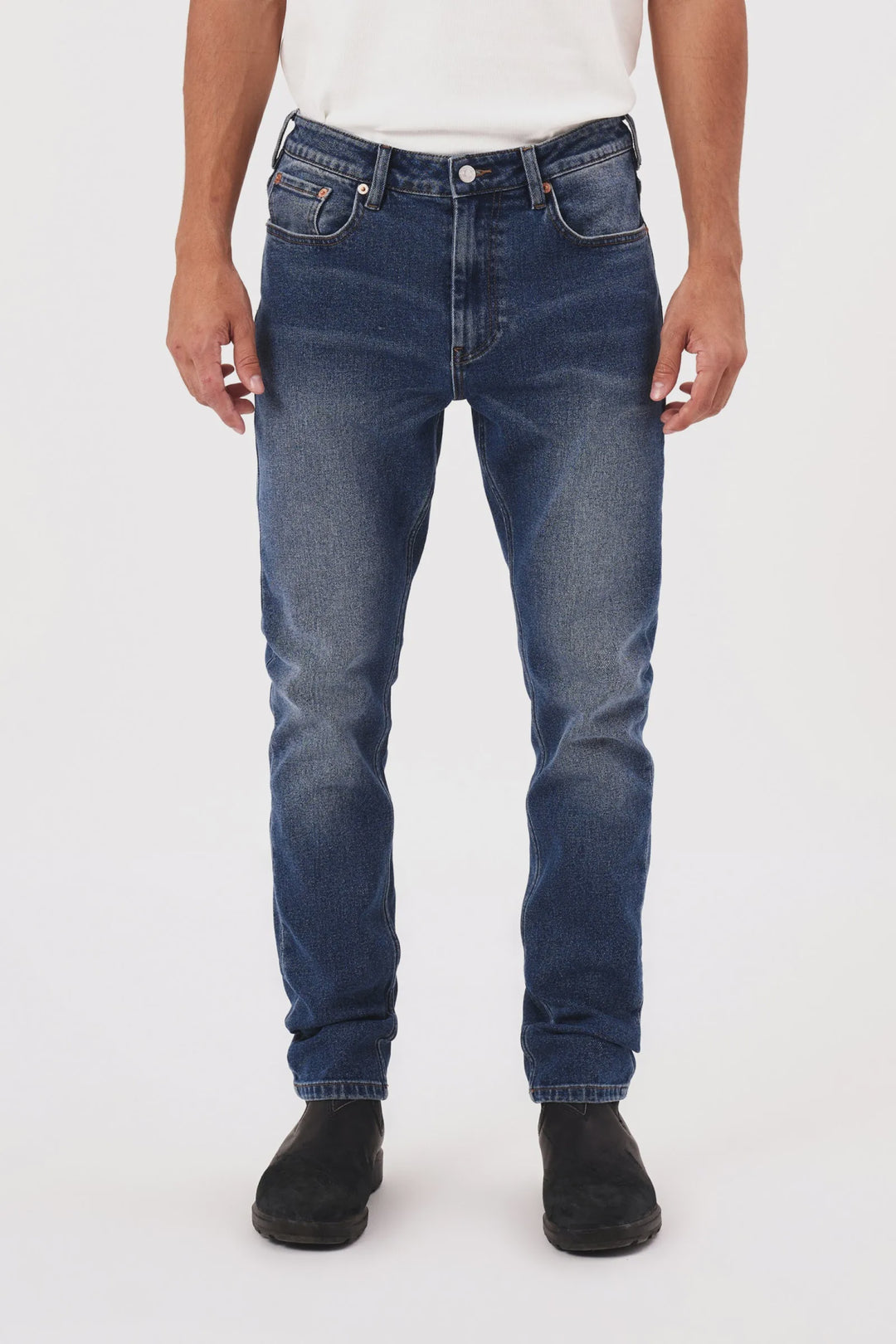 Rollas Reefer Slim Tapered Jean - Play Ball - Mid Blue