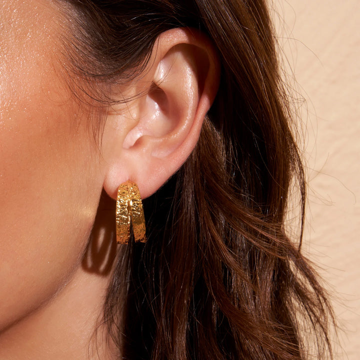 Arms Of Eve Elodi Gold Hoop Earrings