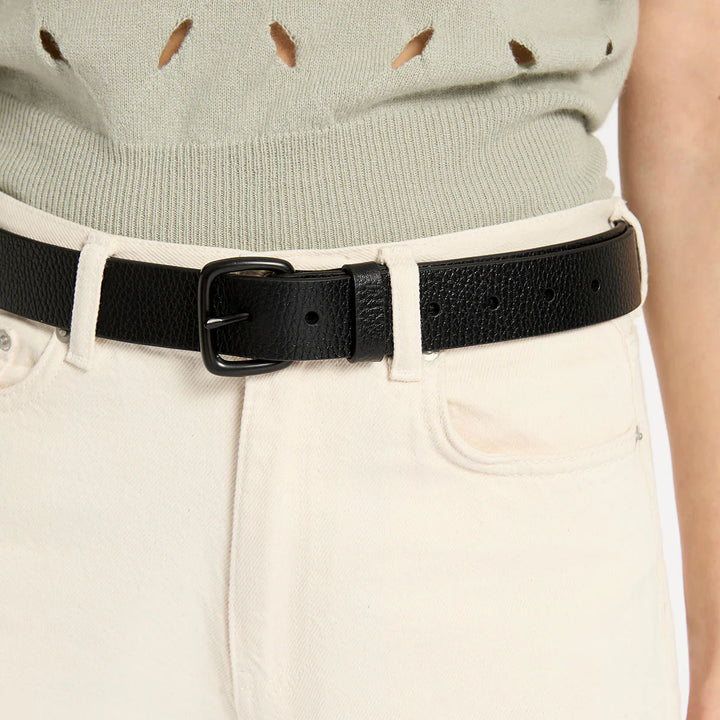 Status Anxiety Ease Up Belt-Black/Black